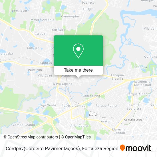 Cordpav(Cordeiro Pavimentações) map