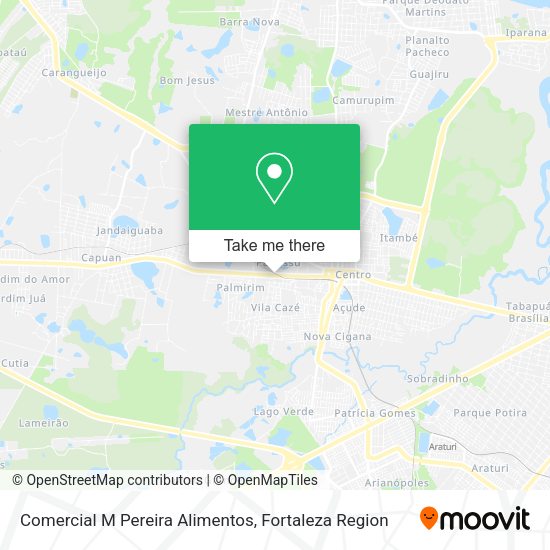 Comercial M Pereira Alimentos map