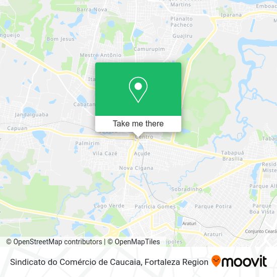 Sindicato do Comércio de Caucaia map