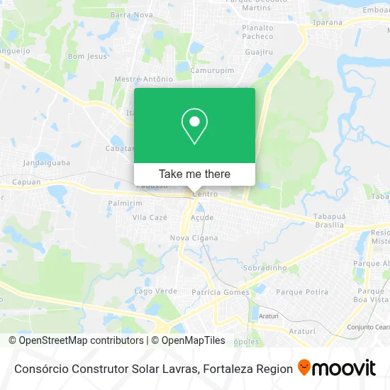 Consórcio Construtor Solar Lavras map