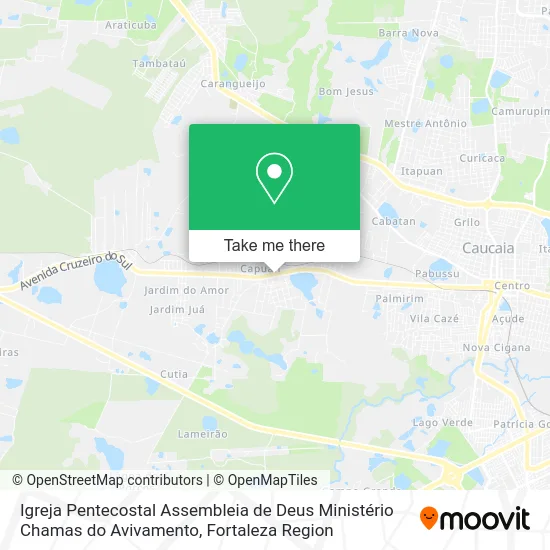Igreja Pentecostal Assembleia de Deus Ministério Chamas do Avivamento map