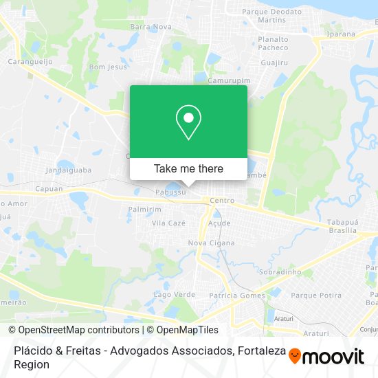 Plácido & Freitas - Advogados Associados map