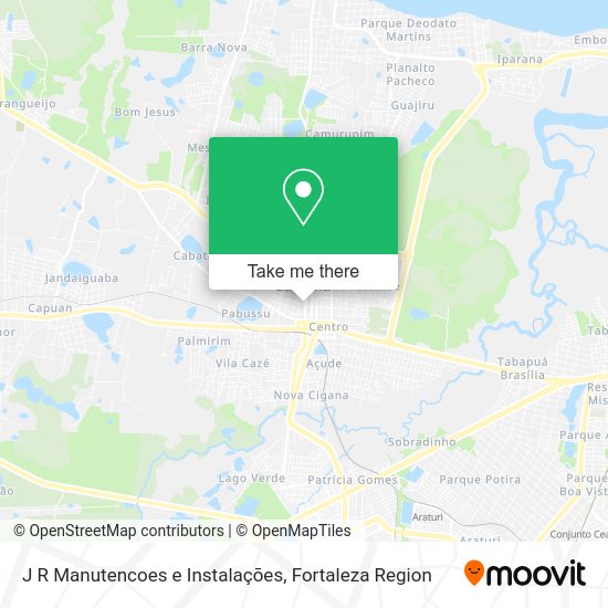 J R Manutencoes e Instalações map