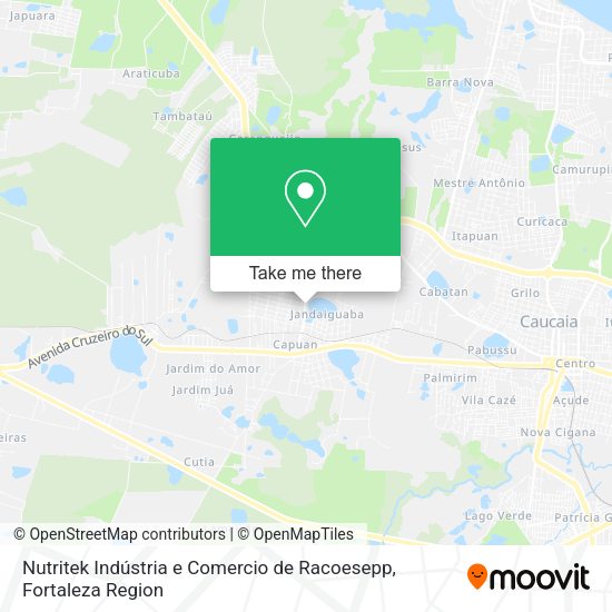 Nutritek Indústria e Comercio de Racoesepp map