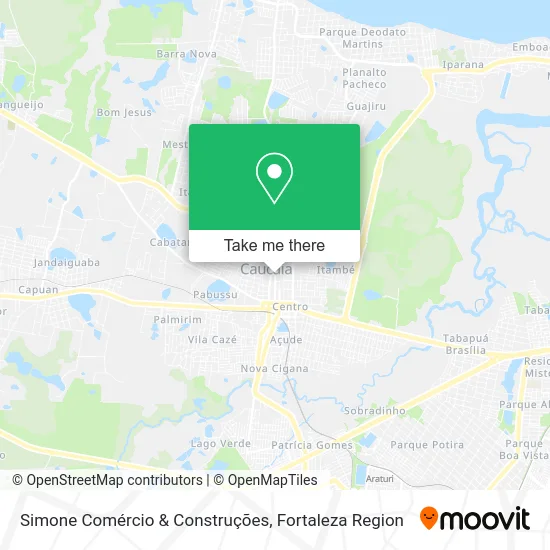 Simone Comércio & Construções map