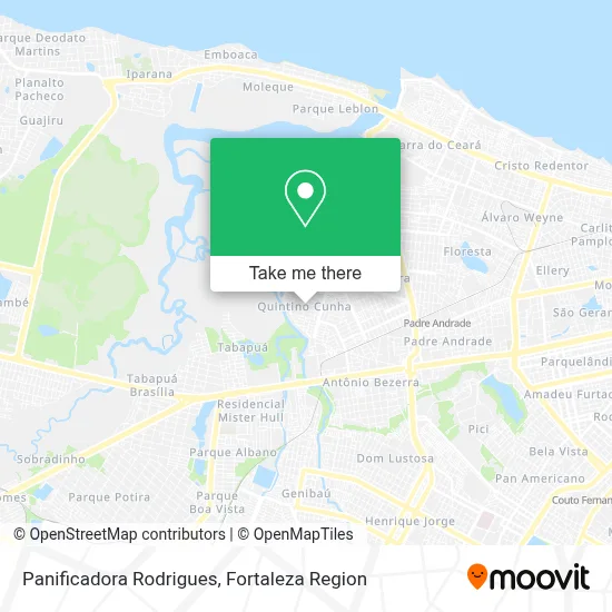 Panificadora Rodrigues map