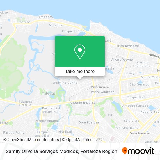 Samily Oliveira Serviços Medicos map