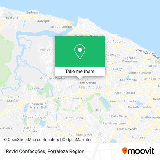 Revid Confecções map