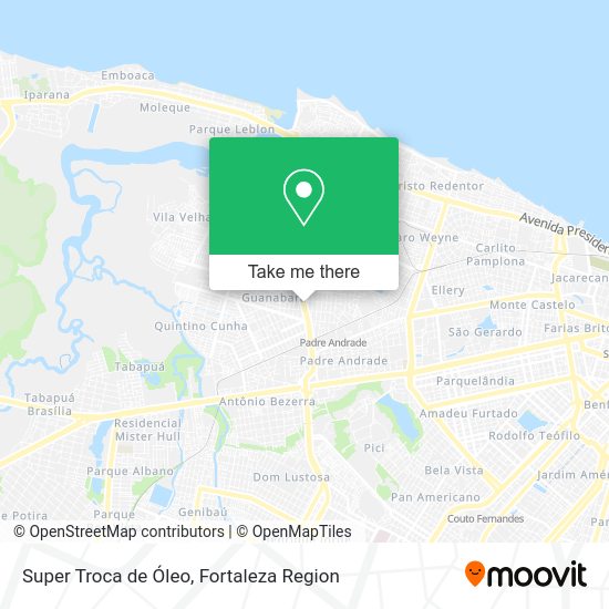 Super Troca de Óleo map