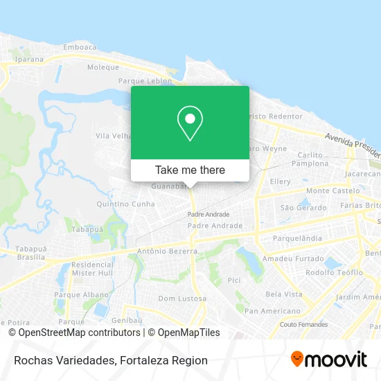 Rochas Variedades map