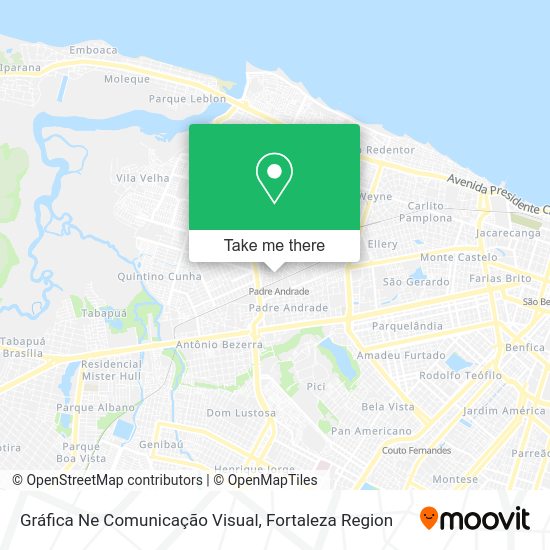 Gráfica Ne Comunicação Visual map