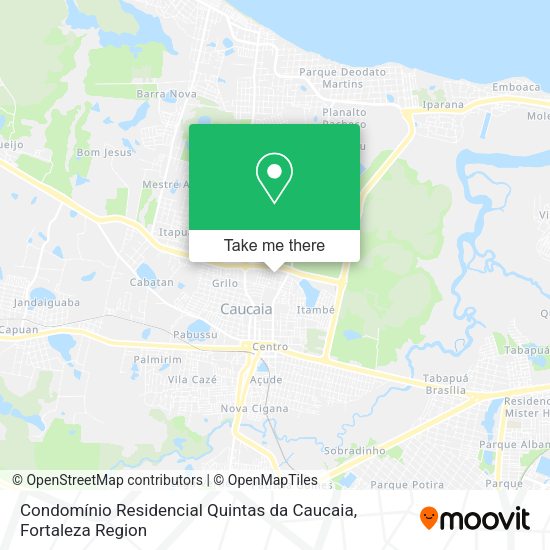 Condomínio Residencial Quintas da Caucaia map