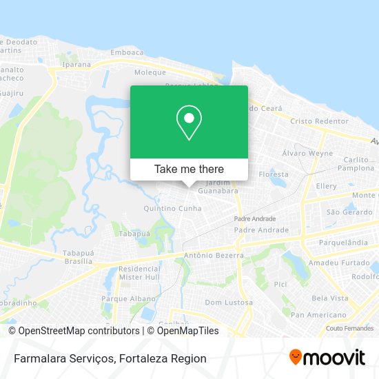 Farmalara Serviços map