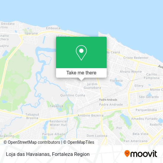 Loja das Havaianas map