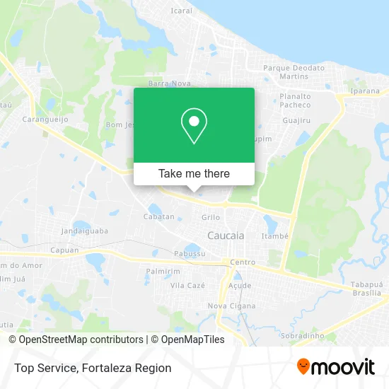 Top Service map