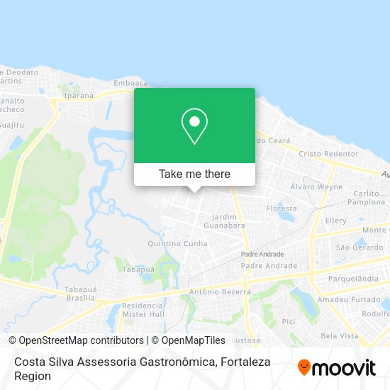 Costa Silva Assessoria Gastronômica map