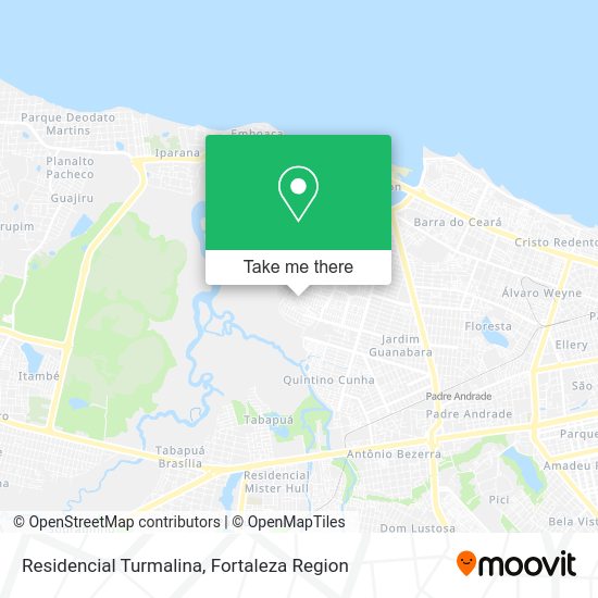 Residencial Turmalina map