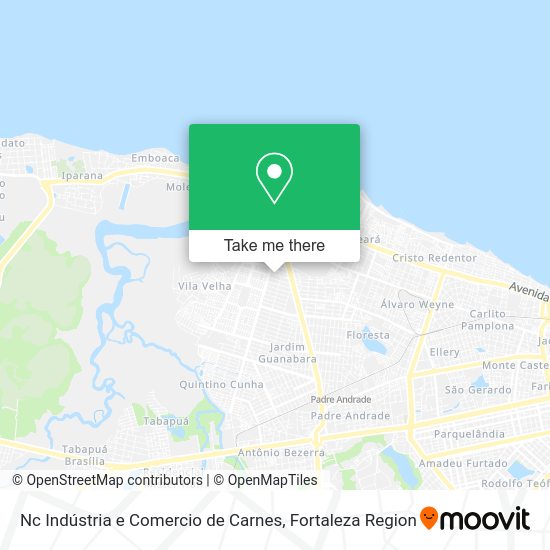 Nc Indústria e Comercio de Carnes map