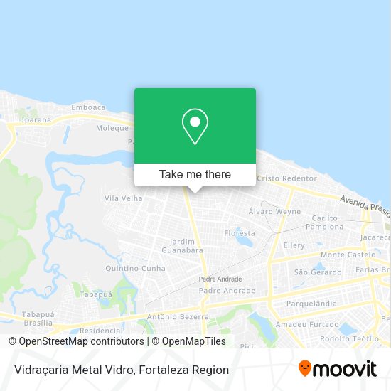 Vidraçaria Metal Vidro map