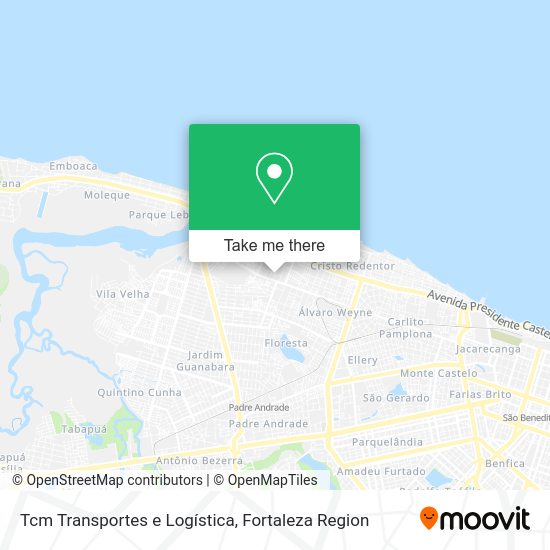 Tcm Transportes e Logística map