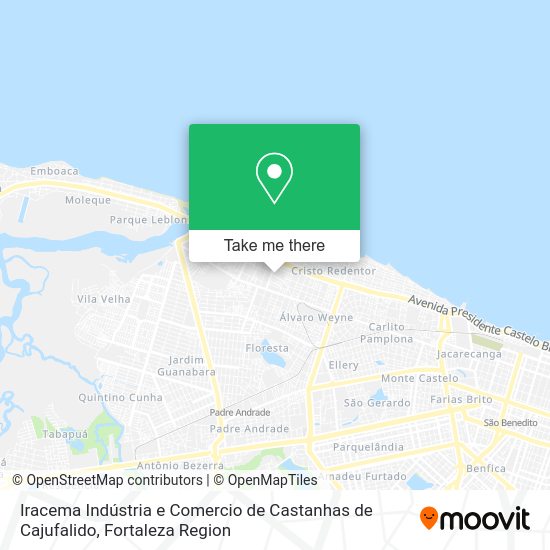 Iracema Indústria e Comercio de Castanhas de Cajufalido map