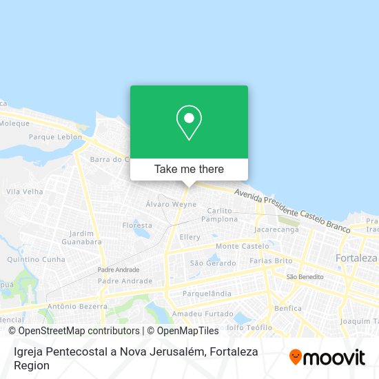 Igreja Pentecostal a Nova Jerusalém map