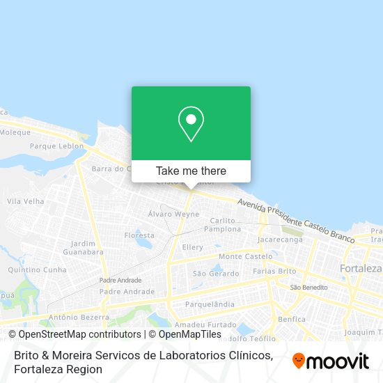 Brito & Moreira Servicos de Laboratorios Clínicos map