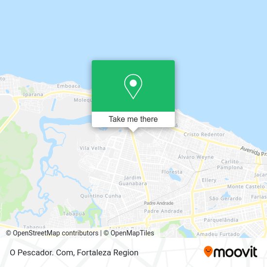 O Pescador. Com map