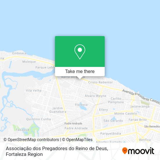 Associação dos Pregadores do Reino de Deus map