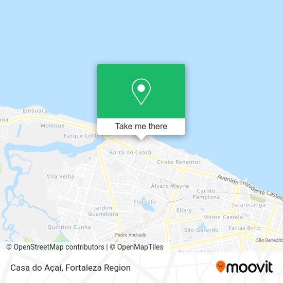 Casa do Açaí map