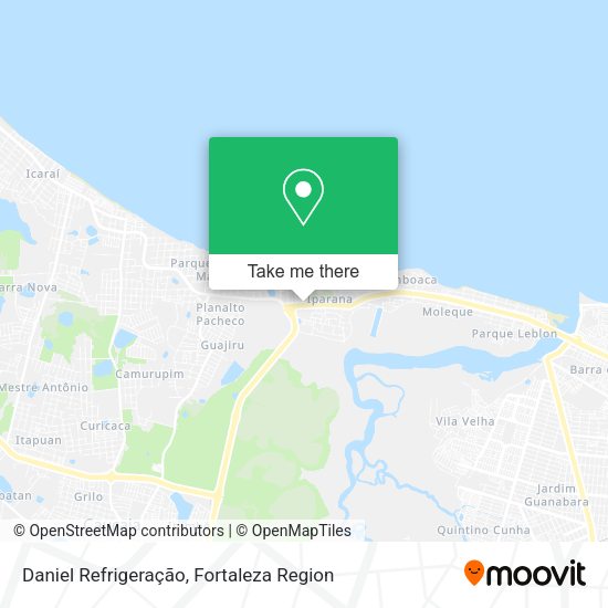 Daniel Refrigeração map