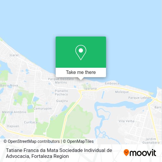 Tatiane Franca da Mata Sociedade Individual de Advocacia map