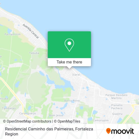 Residencial Caminho das Palmeiras map