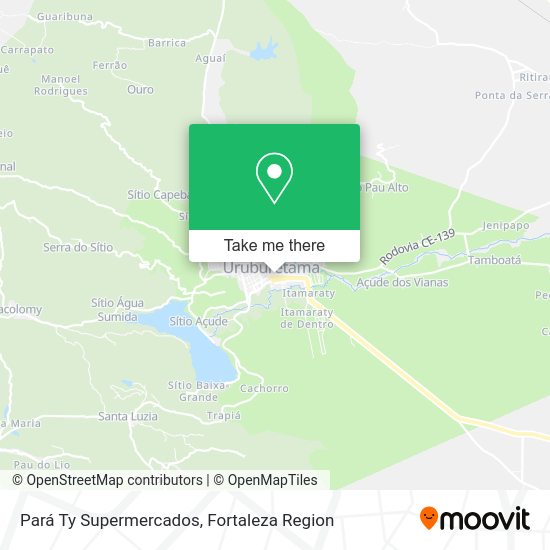Pará Ty Supermercados map