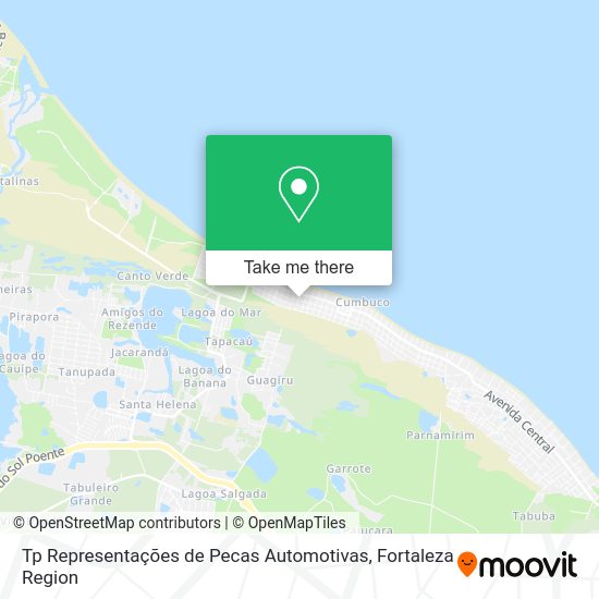 Tp Representações de Pecas Automotivas map