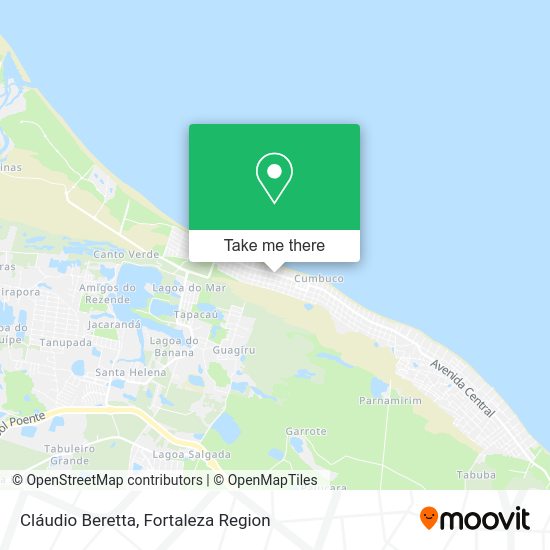 Cláudio Beretta map
