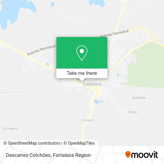 Descanso Colchões map