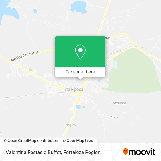 Valentina Festas e Buffet map