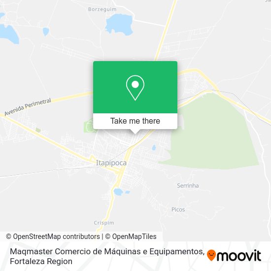 Maqmaster Comercio de Máquinas e Equipamentos map