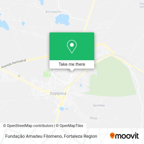 Fundação Amadeu Filomeno map