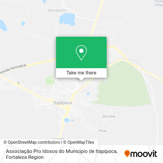 Associação Pro Idosos do Municipio de Itapipoca map