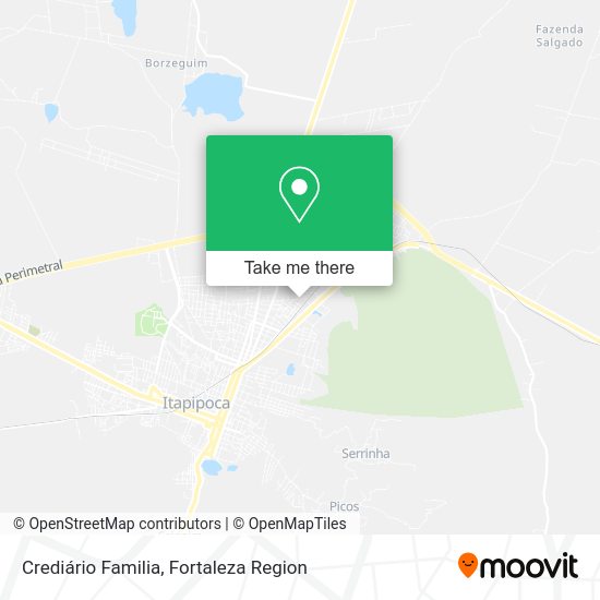 Crediário Familia map