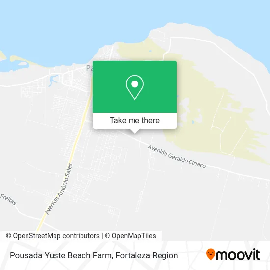 Pousada Yuste Beach Farm map