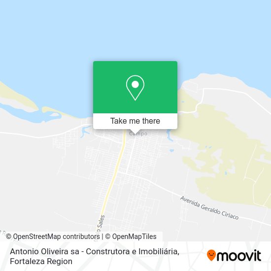 Antonio Oliveira sa - Construtora e Imobiliária map