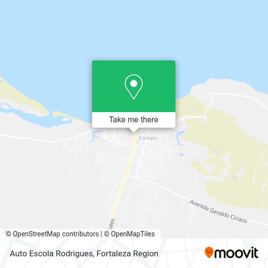 Auto Escola Rodrigues map
