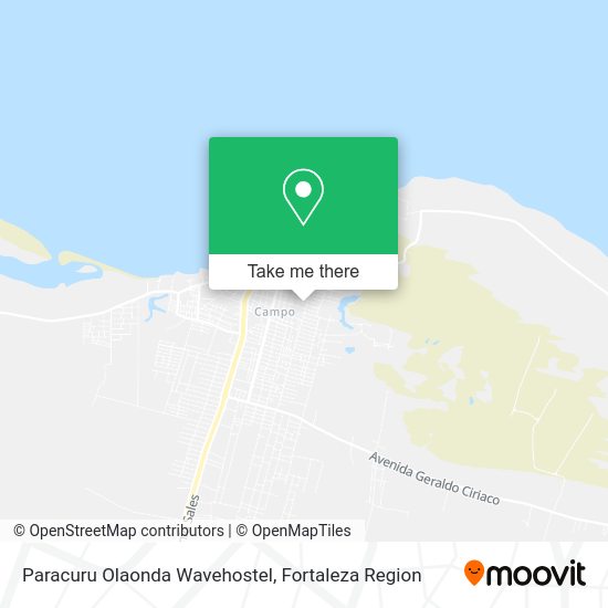 Paracuru Olaonda Wavehostel map