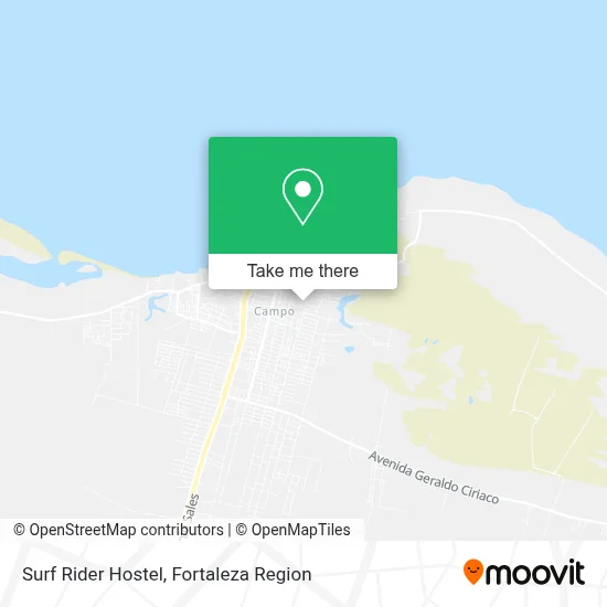 Surf Rider Hostel map