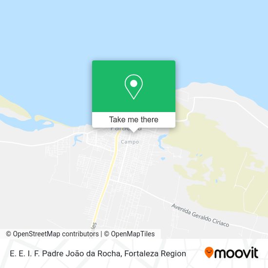 E. E. I. F. Padre João da Rocha map