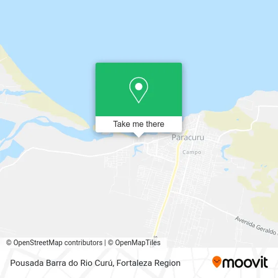 Pousada Barra do Rio Curú map
