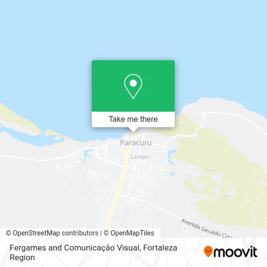 Fergames and Comunicação Visual map